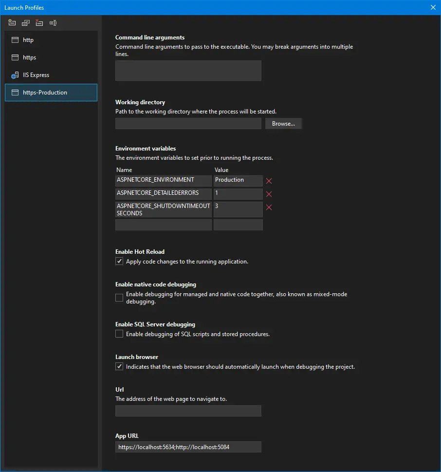 Ventana Launch Profiles